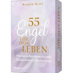 New Waschbär 55 Engel für dein Leben: Himmlische Botschaften für mehr Gelassenheit und Selbstvertrauen. Das Schutzengel-Orakel von Bestsellerautor Anselm Grün. Für mehr Achtsamkeit.