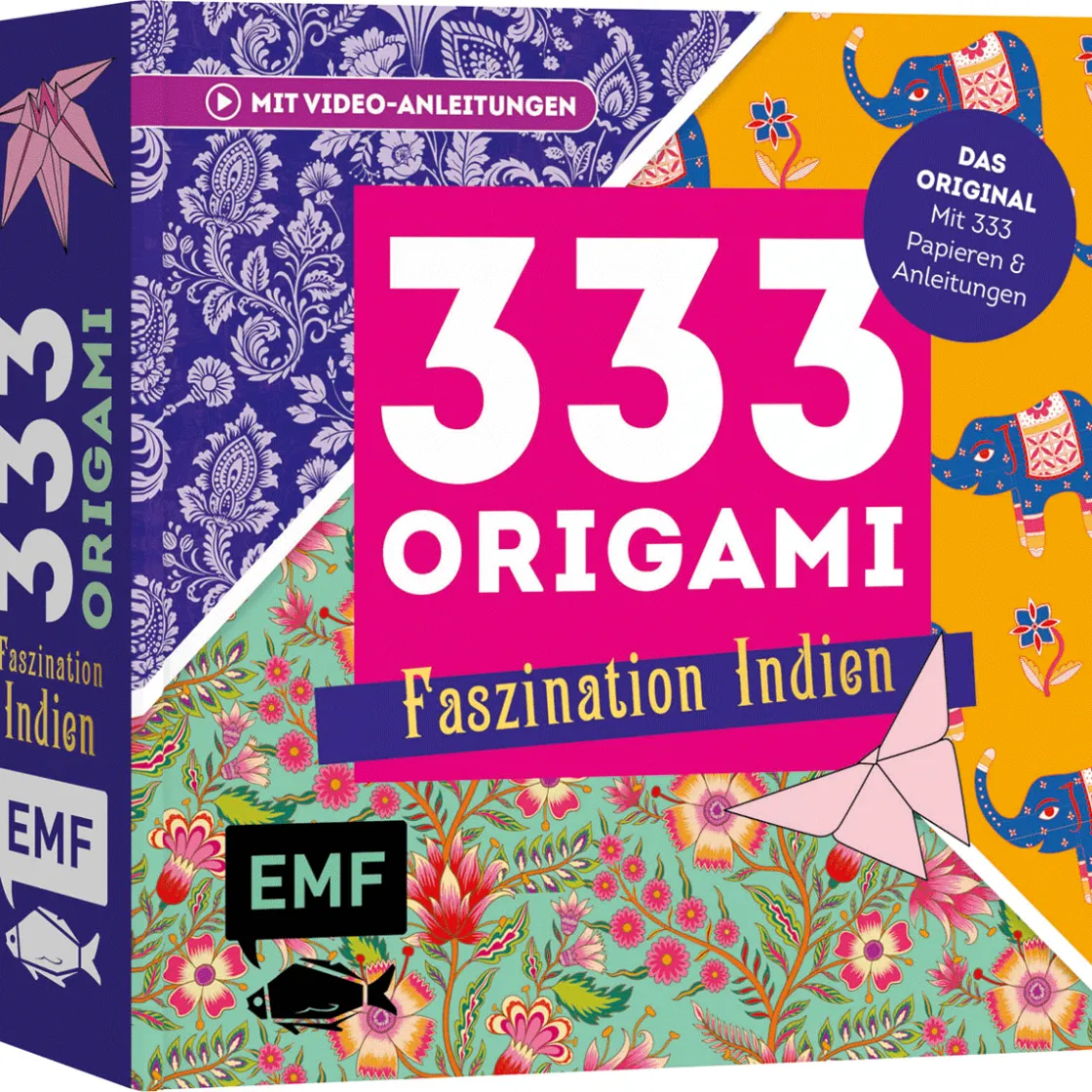 Waschbär 333 Origami - Faszination Indien: Opulente Musterpapiere falten.