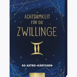 Hot Waschbär Achtsamkeit für die Zwillinge: 50 Astro-Kärtchen.