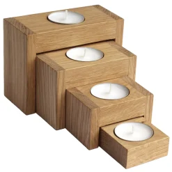 Online Waschbär Adventsleuchter »4 Steps«.