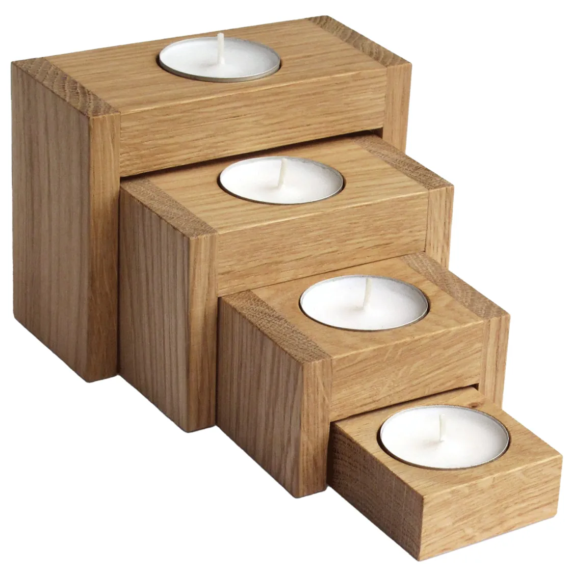 Online Waschbär Adventsleuchter »4 Steps«.