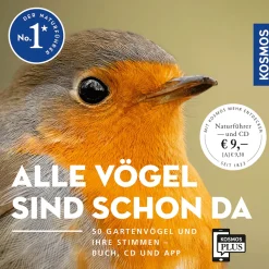 Outlet Waschbär Alle Vögel sind schon da. 50 Gartenvögel und ihre Stimmen. Buch, CD und App.