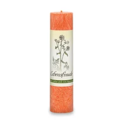 Waschbär Allgäuer Heilkräuterkerze »Lebensfreude«.