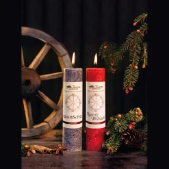 Online Waschbär Allgäuer Heilkräuterkerze »Magie der Weihnacht«.