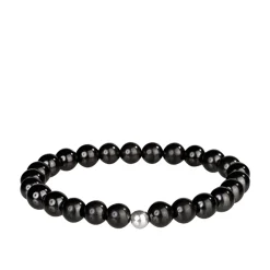 Waschbär Armband Schungit