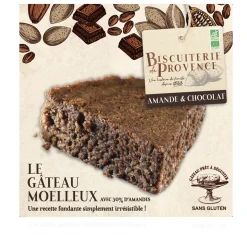 Sale Waschbär Bio-Mandelkuchen mit Schokolade.