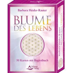 Hot Waschbär Blume des Lebens, Meditationskarten mit Begleitbuch: Set.