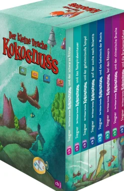 Waschbär Der kleine Drache Kokosnuss. 8 Bände im Schuber.