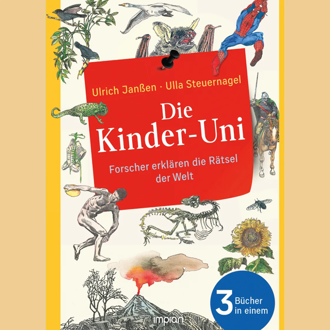 Clearance Waschbär Die Kinder-Uni. Forscher erklären die Rätsel der Welt. 3 Bücher in 1.