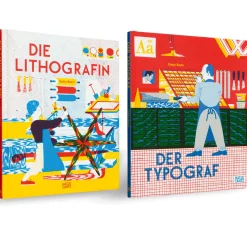 Best Waschbär Die Lithografin & Der Typograf Set. 2 Bände.