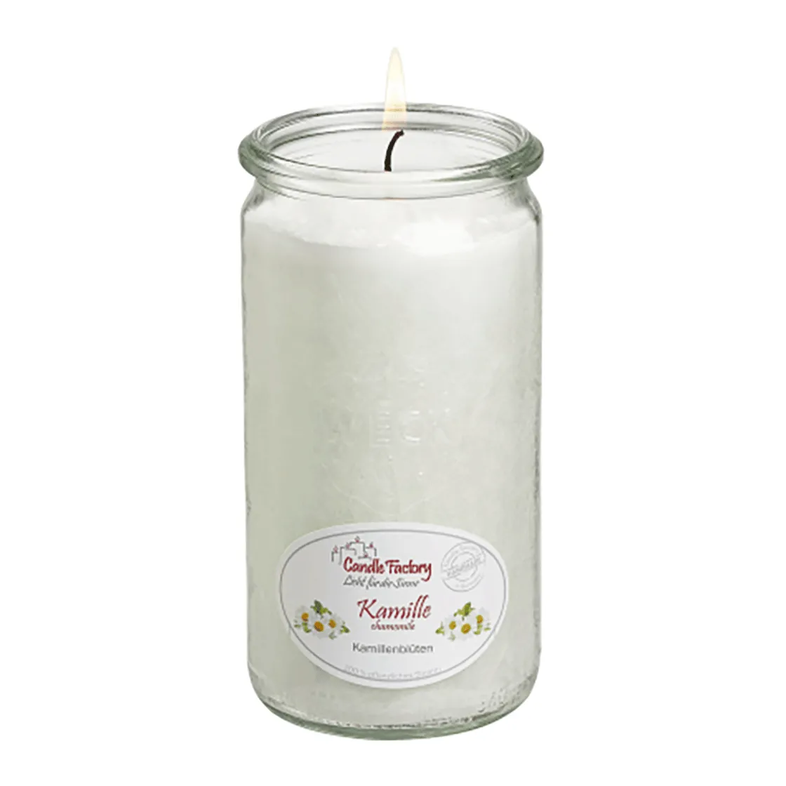 Best Waschbär Duftkerze »Kamille«.