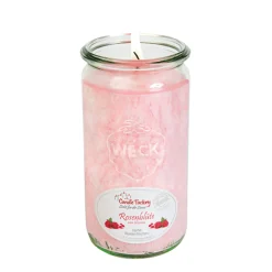 New Waschbär Duftkerze »Rosenblüte«.