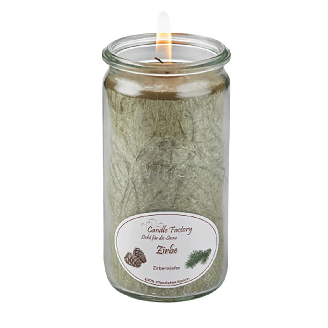 Online Waschbär Duftkerze »Zirbe«.