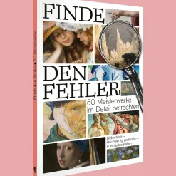 Clearance Waschbär Finde den Fehler. 50 Meisterwerke der Kunst. Bildersuchrätsel.
