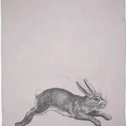 Discount Waschbär Geschirrtuch Hase Halbleinen