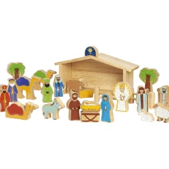 Hot Waschbär Große Weihnachtskrippe für Kinder.