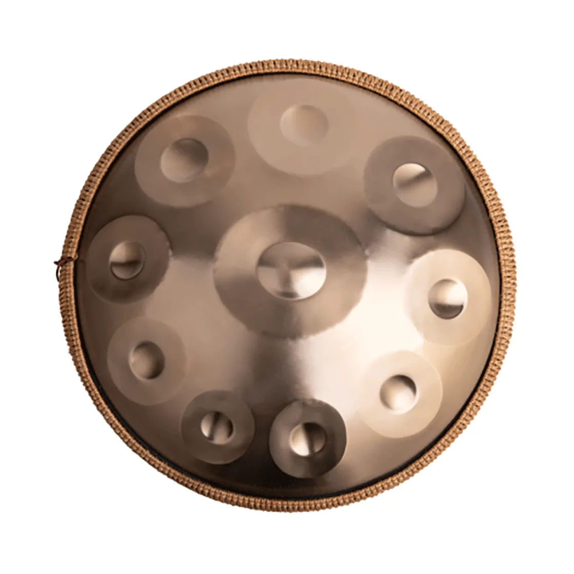 Hot Waschbär Handpan 10 Töne, Kupfergold