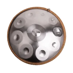 Online Waschbär Handpan 10 Töne, Silber