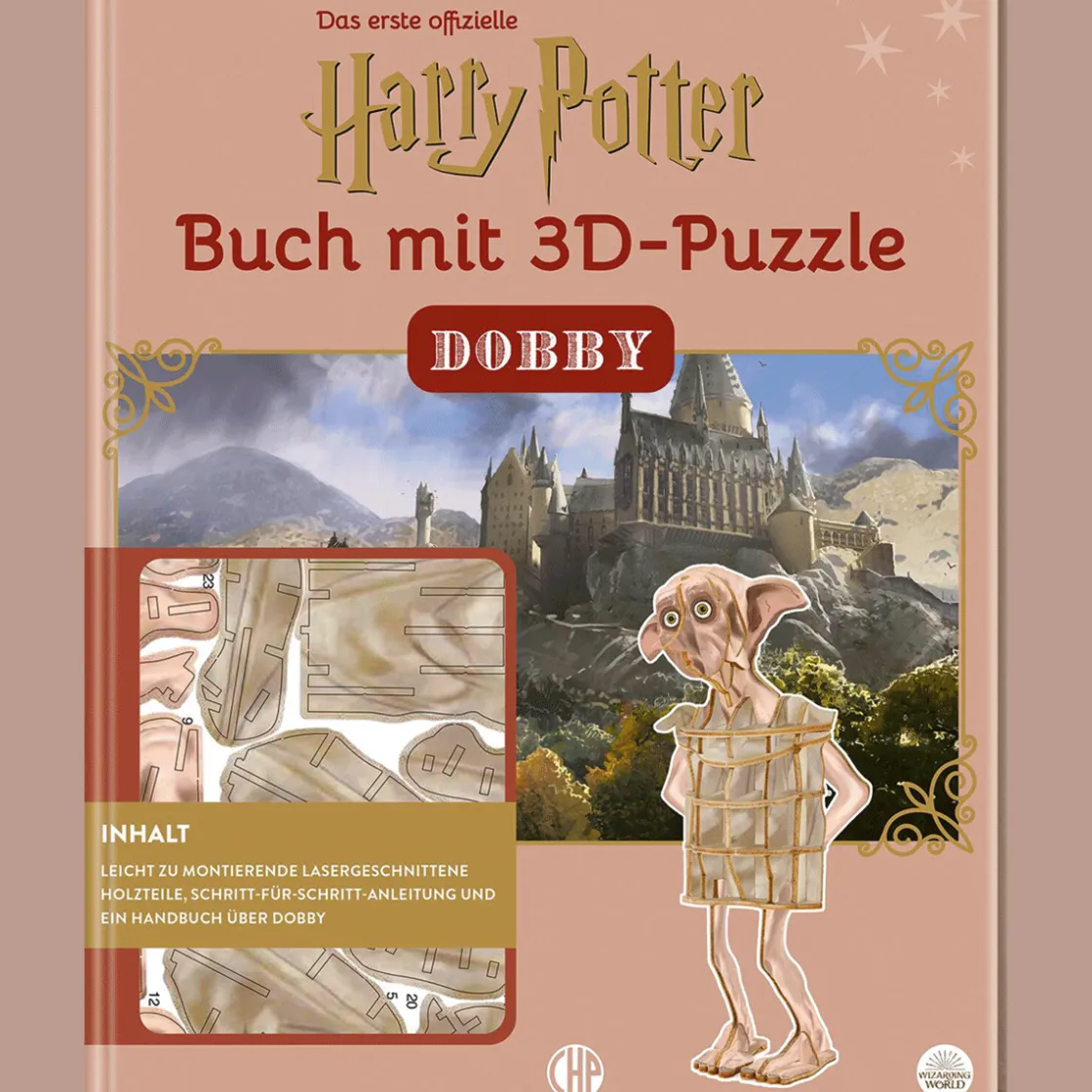 Sale Waschbär Harry Potter. Dobby. Buch mit 3D-Puzzle.