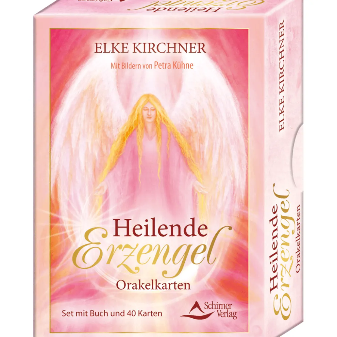 Hot Waschbär Heilende Erzengel - Orakelkarten: Set mit Buch und 40 Karten.