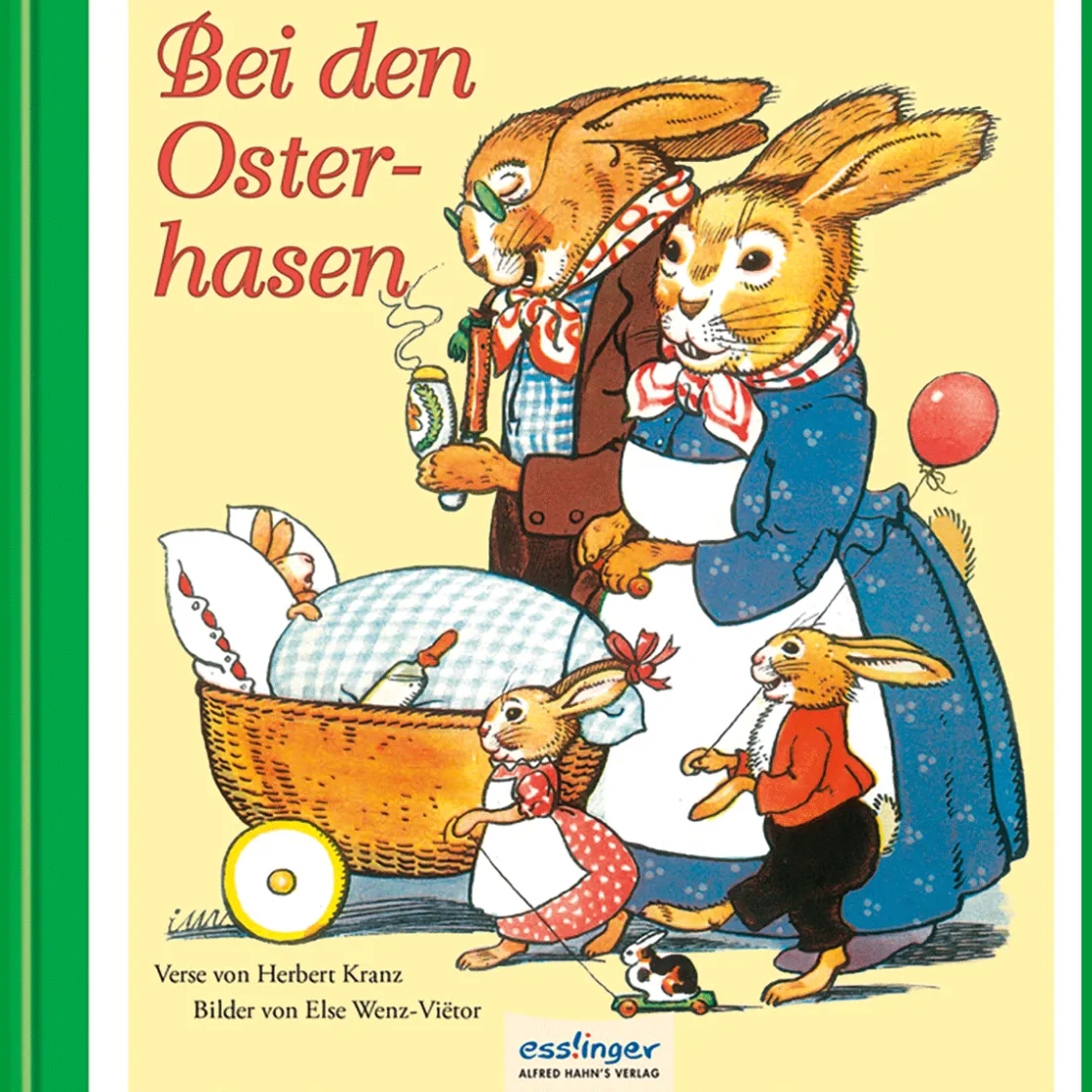 Waschbär Herbert Kranz. Bei den Osterhasen.