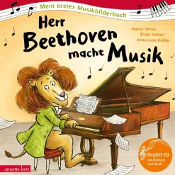 Waschbär Herr Beethoven macht Musik. Mit CD.