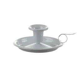 Best Waschbär Kerzenhalter, weiß.