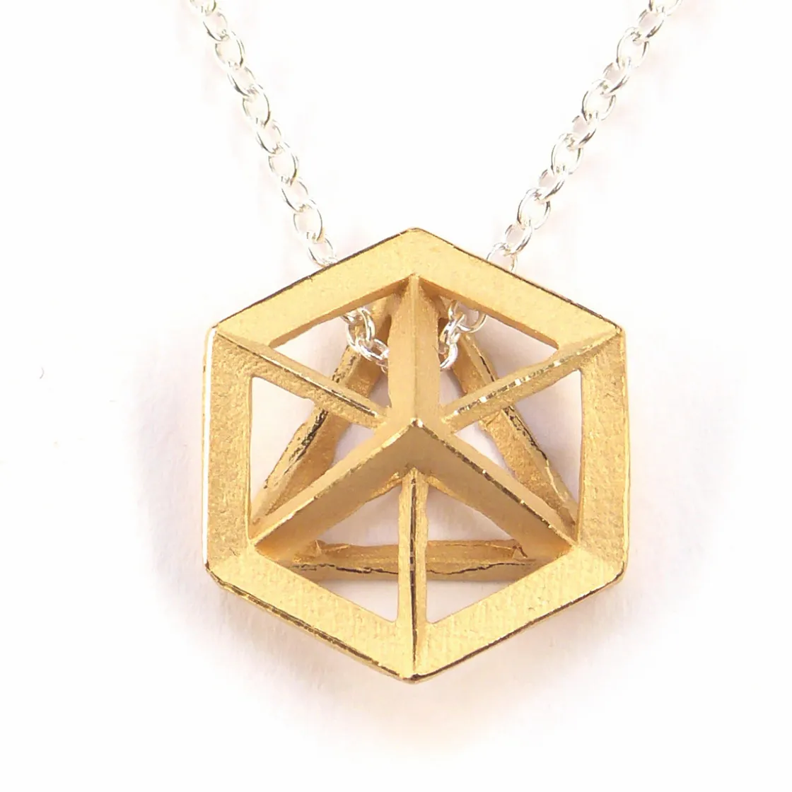 Sale Waschbär Kette »Tetraeder & Hexaeder«.