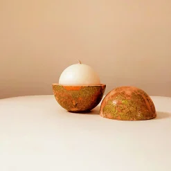 Waschbär Kleine Kugel-Duftkerze Orangenblüte.