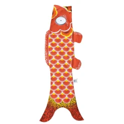 Discount Waschbär Koinobori »Feuerrot«.