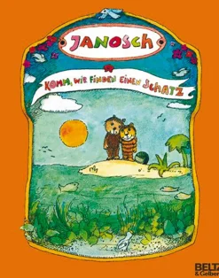 Waschbär Komm, wir finden einen Schatz.