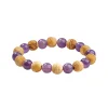 New Waschbär Kraftarmband Palo Santo mit Amethyst