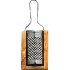 New Waschbär Käsereibe aus Olivenholz.