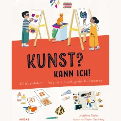 Waschbär Kunst? Kann ich! 20 Bastelideen - inspiriert von großen Kunstwerken.