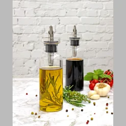 Discount Waschbär Öl- und Essigspender, 2er-Set.