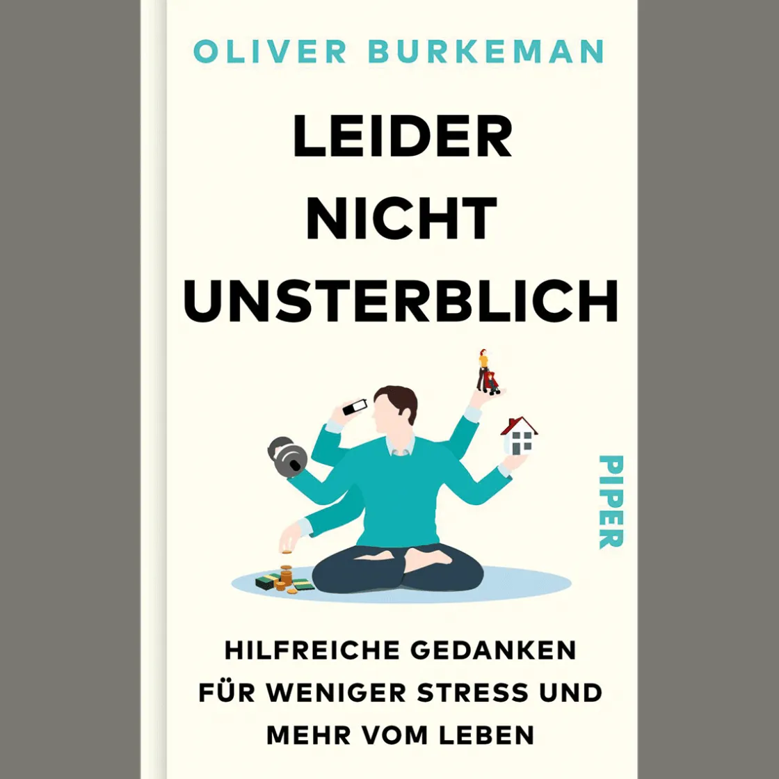 Waschbär Leider nicht unsterblich. Hilfreiche Gedanken für weniger Stress und mehr vom Leben.