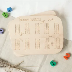 Hot Waschbär Lernbrettchen »Das Kleine Einmaleins«, Buchenholz.