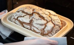 Waschbär Längliche Backplatte »Brot & Kuchen«.