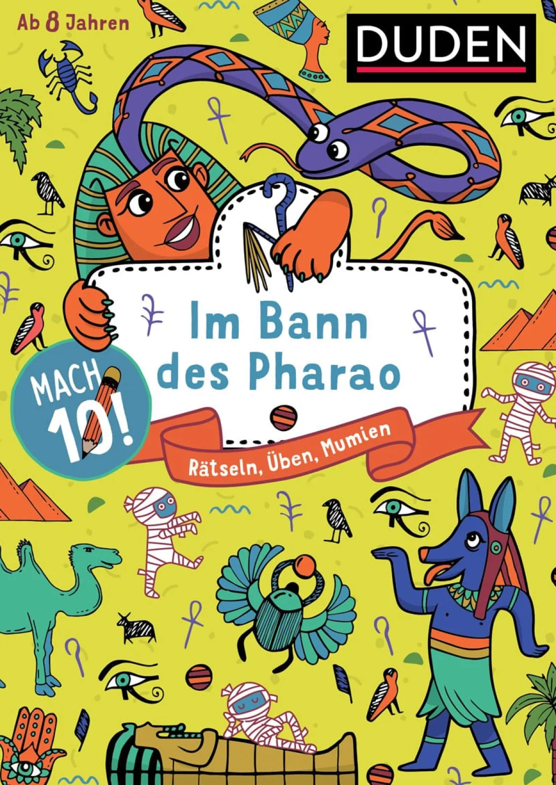 Best Waschbär Mach 10! Im Bann des Pharao. Rätseln, Üben, Mumien.