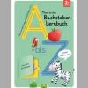 Sale Waschbär Mein erstes Buchstaben-Lernbuch mit Spurrillen und Klappen: Fingerspurenbuch mit Klappen I Ab 3 Jahren.