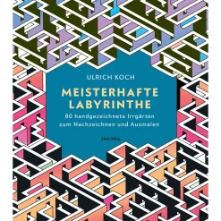 Best Waschbär Meisterhafte Labyrinthe. 80 handgezeichnete Irrgärten zum Nachzeichnen und Ausmalen.