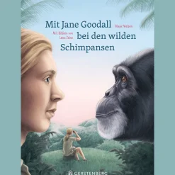 Waschbär Mit Jane Goodall bei den wilden Schimpansen.