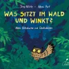 Waschbär Moni Port. Was sitzt im Wald und winkt? Mehr Rätselwitze und Quatschbilder.