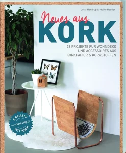 Waschbär Neues aus Kork. 38 Projekte für Wohndeko und Accessoires aus Korkpapier & Korkstoffen.
