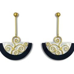 Best Waschbär Ohrstecker Gustav Klimt »Lebensbaum«.