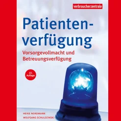 Clearance Waschbär Patientenverfügung. Vorsorgevollmacht und Betreuungsverfügung.