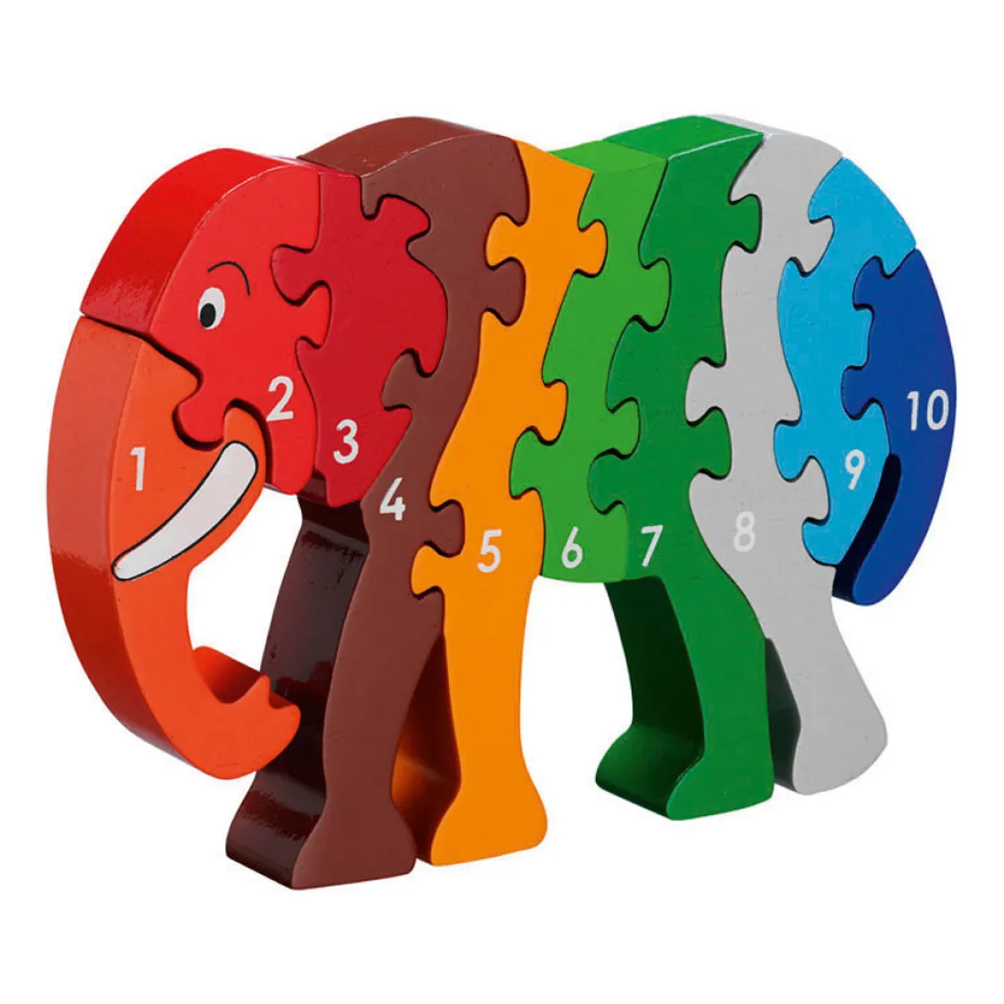 Discount Waschbär Puzzle »Elefant 1-10«.