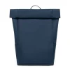 Outlet Waschbär Rolltop-Rucksack, navyblau.