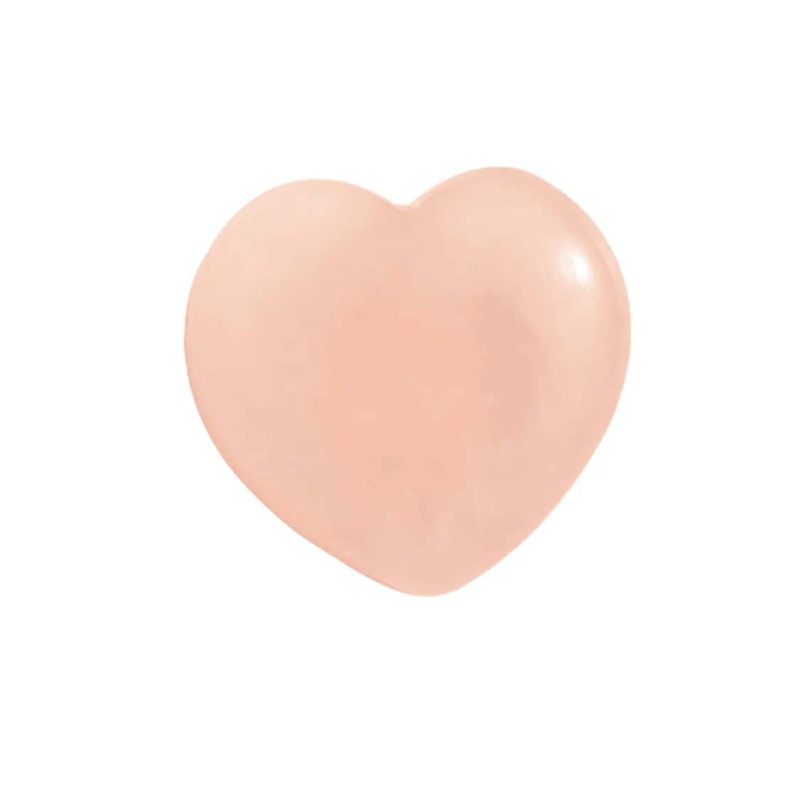 New Waschbär Rosenquarz-Herz-Handschmeichler