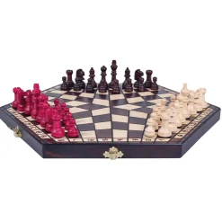 Hot Waschbär Schachspiel für 3 Personen.